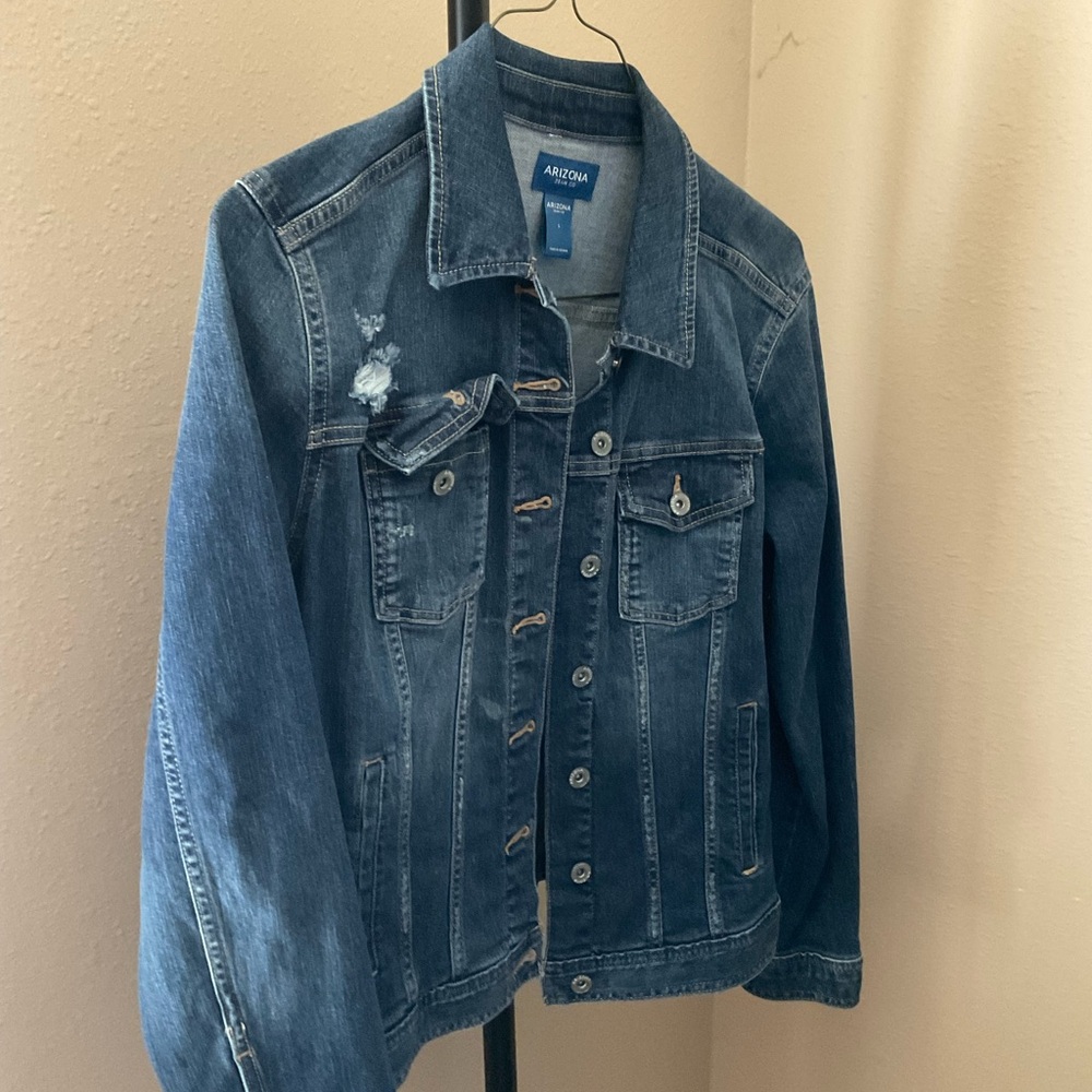 Arizona Jean Company Blue Denim Jacket